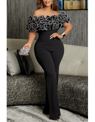 Plus Size 3PCS Cami Top & Houndstooth Print Pants Set With Coat