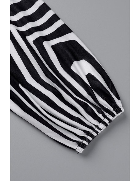 ChicMe Print Contrast Paneled Square Scarf