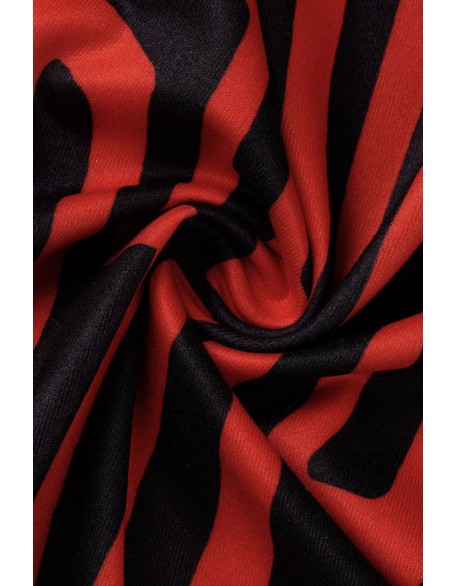 ChicMe Print Contrast Paneled Square Scarf